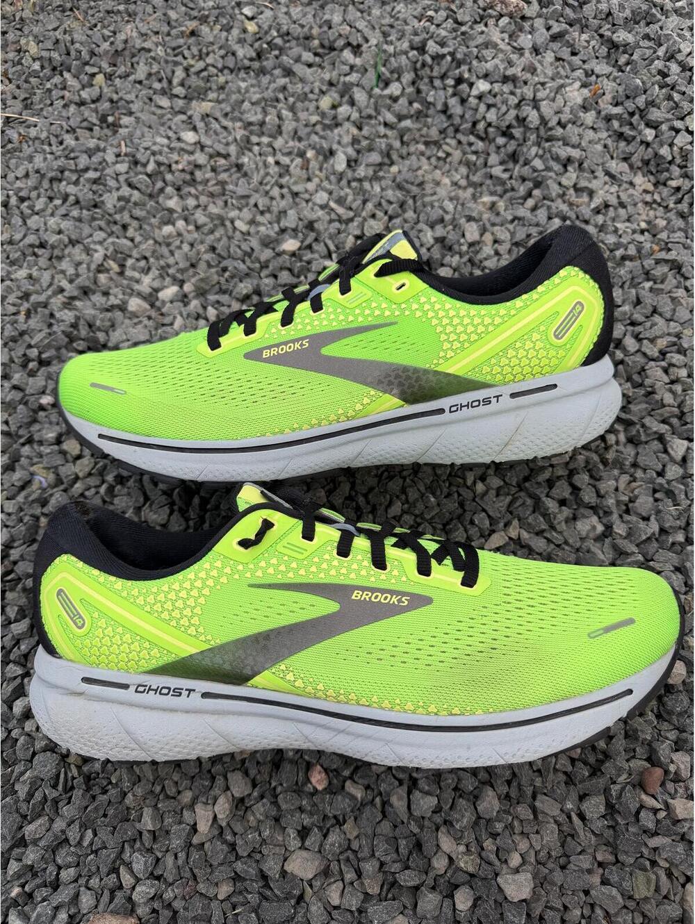 Brooks Ghost 14 Neon Green Black 11.5M 13W